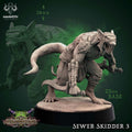 Ratfolk Rogue Miniature | Sewer Rat Assassin | Resin Fantasy RPG Rat Warrior | Sewer Skidder 3