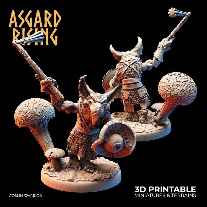Modular Goblin Warriors Set | 28mm Resin DnD Miniatures | Fantasy RPG Figures
