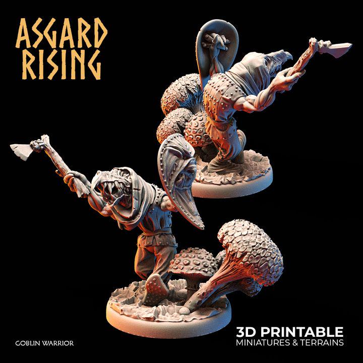 Modular Goblin Warriors Set | 28mm Resin DnD Miniatures | Fantasy RPG Figures
