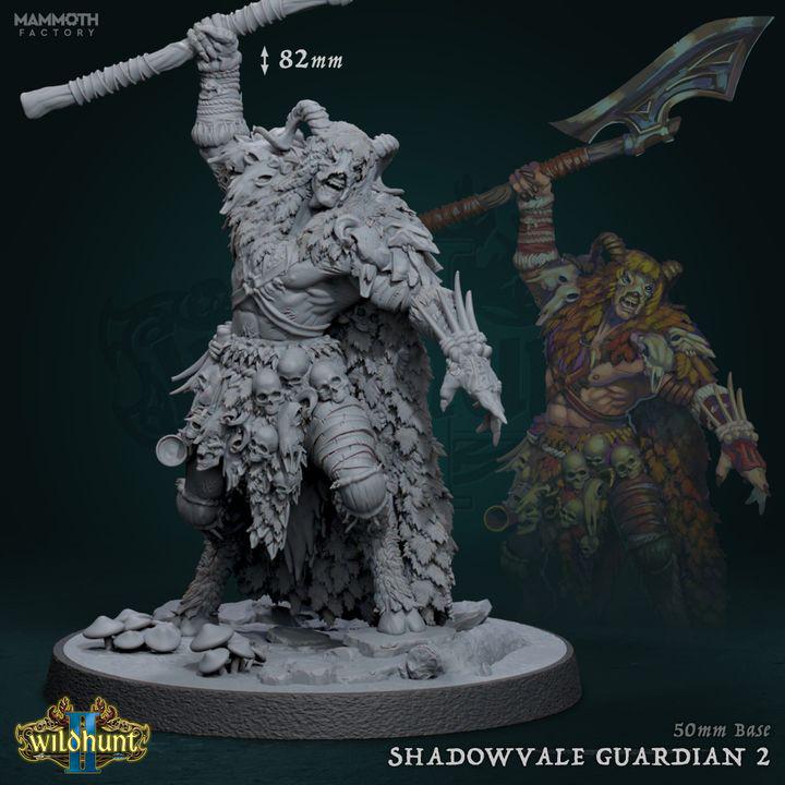 Shadowvale Guardian Warband Set | 3 Resin Miniatures | Beastmen Warriors (50mm Bases)