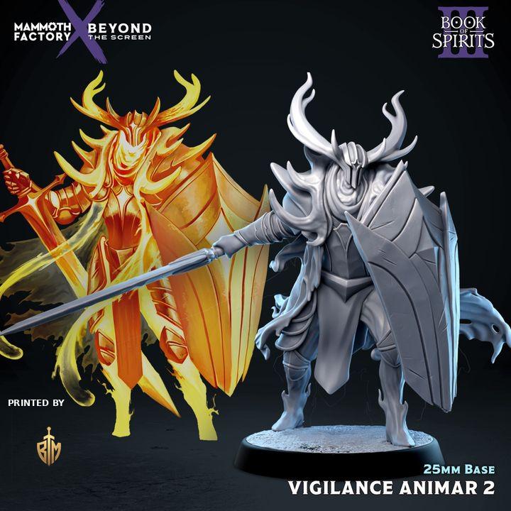Vigilance Animar Set | 3x Resin Spirit Warrior Miniatures (25mm or 50mm)