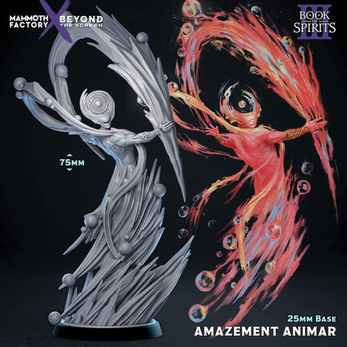 Amazement Animar Miniature | 25mm or 50mm Base | Spirit Elemental Resin Miniature | Fantasy RPG Monster