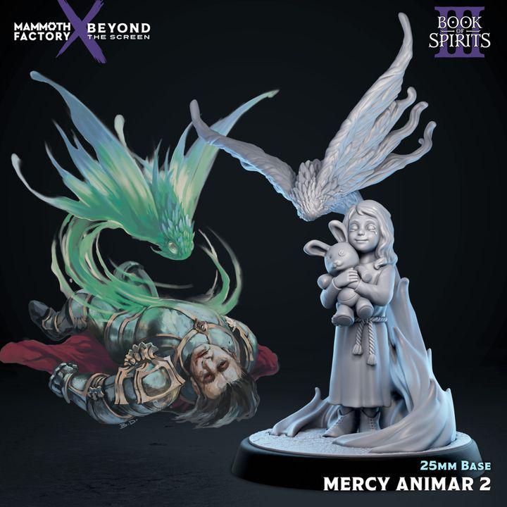 Mercy Animar Set 3 | 25mm Ghost Guardian Resin Miniatures | Fantasy RPG