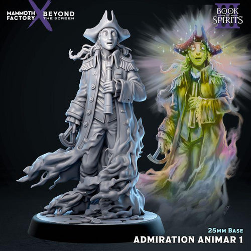Admiration Animar Set | 25mm Fantasy Ghost Resin Miniatures (2)