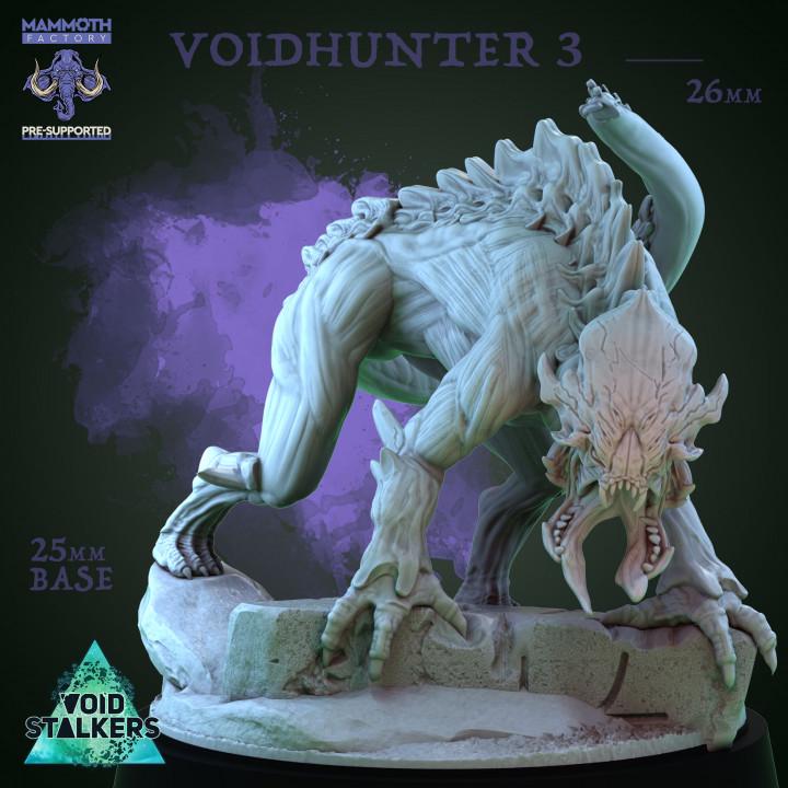 Voidhunter Alien Monster Miniature | 25mm Resin Cosmic Horror Creature | 25mm Base RPG Mini | Mammoth Factory
