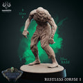 Zombie Miniature | Restless Corpse Undead Monster | Resin Fantasy RPG Mini | Mammoth Factory
